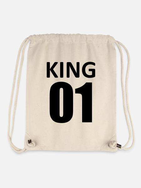 king 01 - Stanley/Stella recycelter Gym Bag - Naturweiß