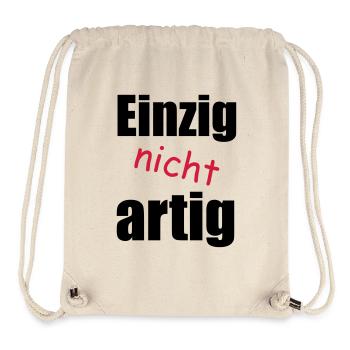 einzig_nicht_artig - Stanley/Stella recycelter Gym Bag - Naturweiß - Vorne