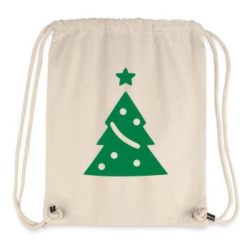 Christmas Tree Fir Tree - Stanley/Stella Recycled Gym Bag - natural - Front