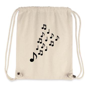 Noten - Musik - Stanley/Stella recycelter Gym Bag - Naturweiß - Vorne