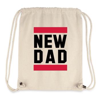 NEW DAD Funny Pregnancy Design - Stanley/Stella Recycled Gym Bag - natural - Front