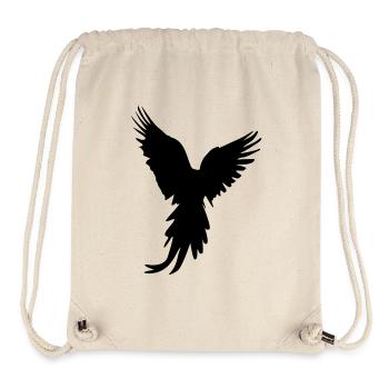 bird silhouette - Stanley/Stella recycelter Gym Bag - Naturweiß - Vorne