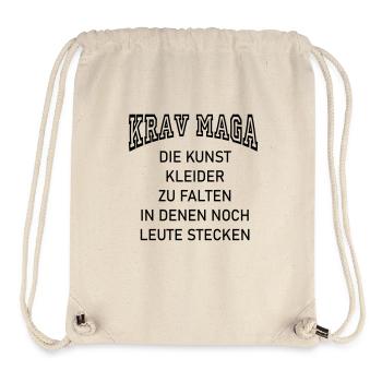 Krav Maga - Sac à cordon recyclé Stanley/Stella - blanc naturel - Devant