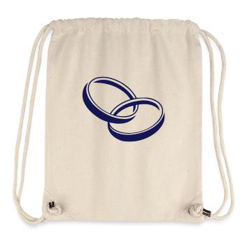 wedding ring - Stanley/Stella Recycled Gym Bag - natural - Front