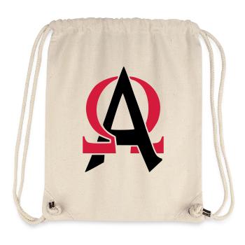 ALPHA & OMEGA - Stanley/Stella Recycled Gym Bag - natural - Front
