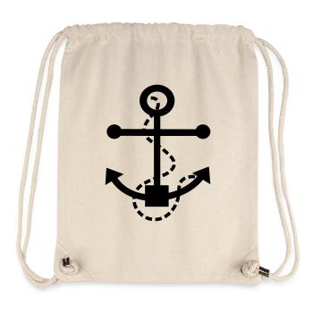 Anchor maritime anchor chain trust maritime - Stanley/Stella Recycled Gym Bag - natural - Front