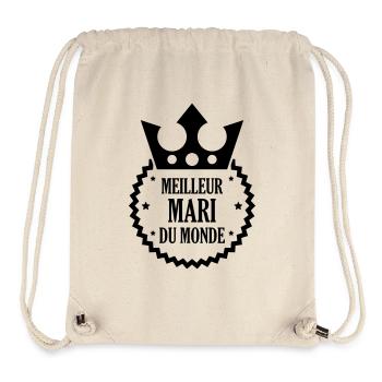 Marriage Wedding Husband Mari Love Mariage Ehemann - Stanley/Stella Recycled Gym Bag - natural - Front