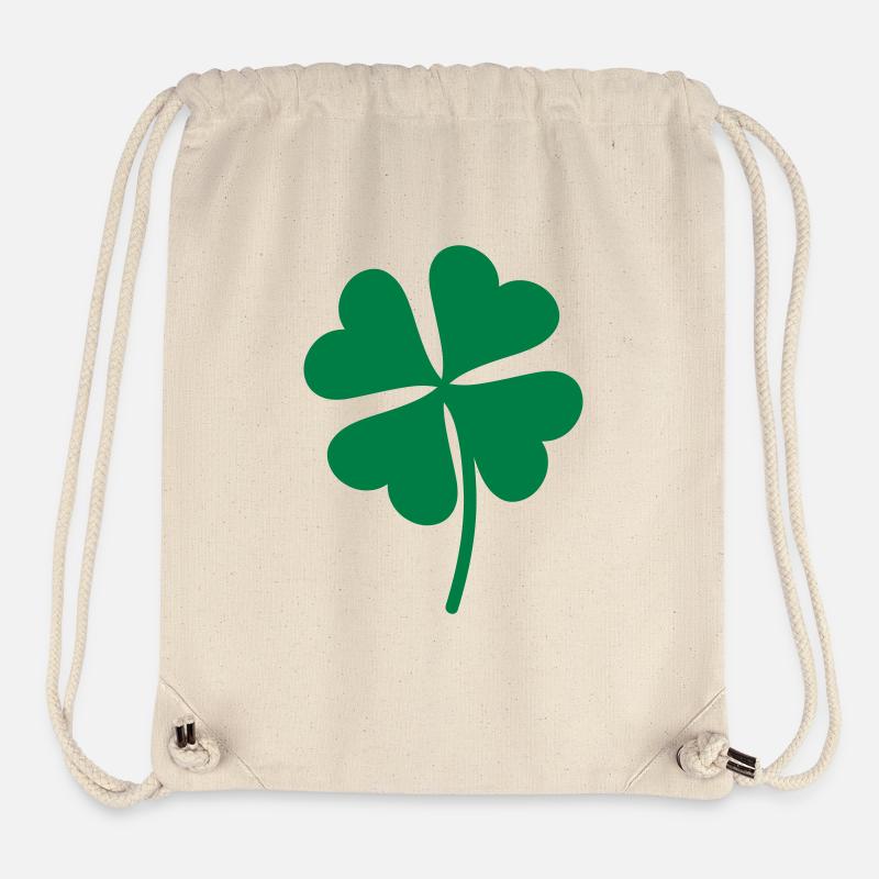 Trèfle - Sac à cordon recyclé Stanley/Stella - blanc naturel