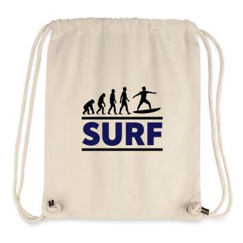 Surf Evolution - Stanley/Stella recycelter Gym Bag - Naturweiß - Vorne