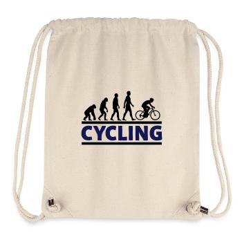 Radfahren Evolution Sport Radfahren Radfahren - Stanley/Stella recycelter Gym Bag - Naturweiß - Vorne