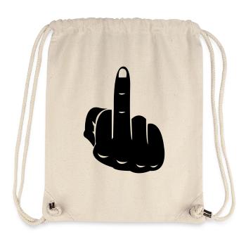 fuck_1 - Stanley/Stella recycelter Gym Bag - Naturweiß - Vorne