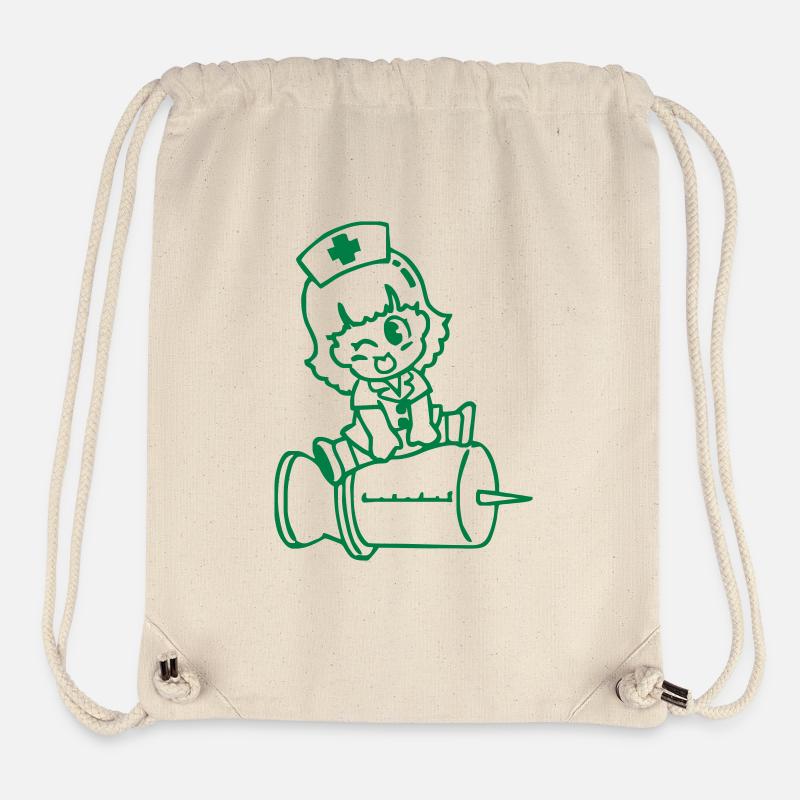 Krankenschwester - Stanley/Stella recycelter Gym Bag - Naturweiß
