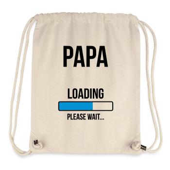 Zukünftiger Papa - personalisiert werden - Stanley/Stella recycelter Gym Bag - Naturweiß - Vorne