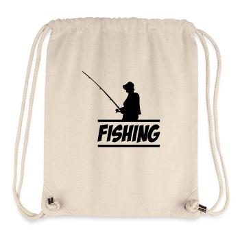 Fishing - Stanley/Stella recycelter Gym Bag - Naturweiß - Vorne