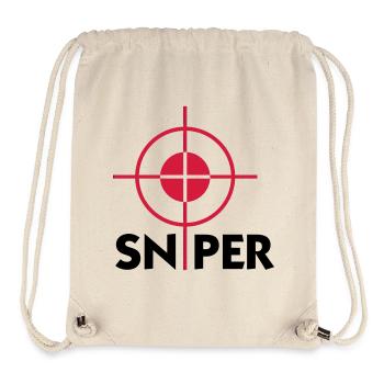 Ich bin ein Scharfschütze - Stanley/Stella recycelter Gym Bag - Naturweiß - Vorne