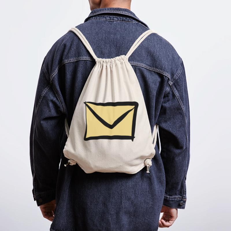 Brief / Briefumschlag Symbol. Post / E-Mail. Stanley/Stella recycelter Gym Bag
