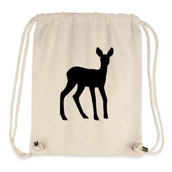 Deer - Fawn - Stanley/Stella Recycled Gym Bag - natural - Front