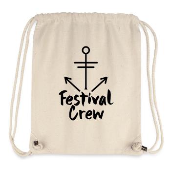 Festival T-Shirt, Konzert T-Shirt, Party T-Shirt - Stanley/Stella recycelter Gym Bag - Naturweiß - Vorne