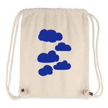 Wolken - Stanley/Stella recycelter Gym Bag - Naturweiß - Vorne