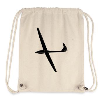Ls 4 Segelflugzeug - Stanley/Stella recycelter Gym Bag - Naturweiß - Vorne