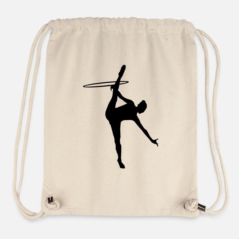 Rhythmic Gymnastics 2 - Stanley/Stella Recycled Gym Bag - natural