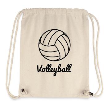 Volleyball Volley ball - Stanley/Stella recycelter Gym Bag - Naturweiß - Vorne