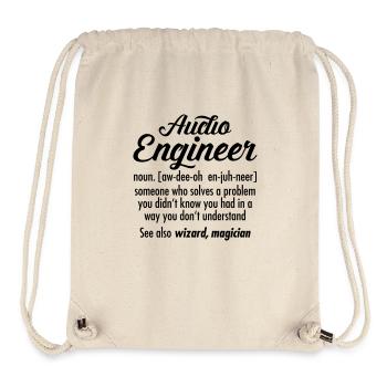 Audio Engineer - Definition - Stanley/Stella Recycled Gym Bag - natural - Front