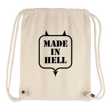 MADE IN HELL - Stanley/Stella Recycled Gym Bag - natural - Front
