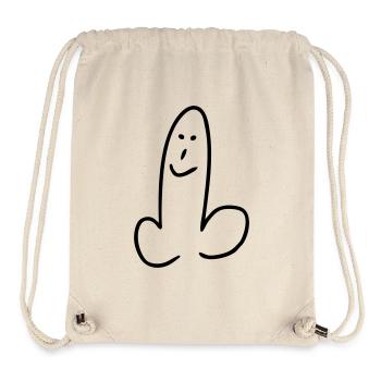 pimmel penis - Stanley/Stella recycelter Gym Bag - Naturweiß - Vorne