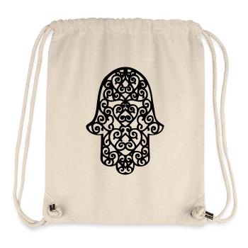 Hamsa Hand of Miriam fatima - Stanley/Stella Recycled Gym Bag - natural - Front