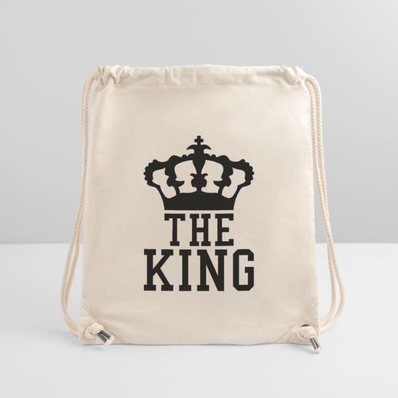 the king krone design text logo cool Stanley/Stella recycelter Gym Bag