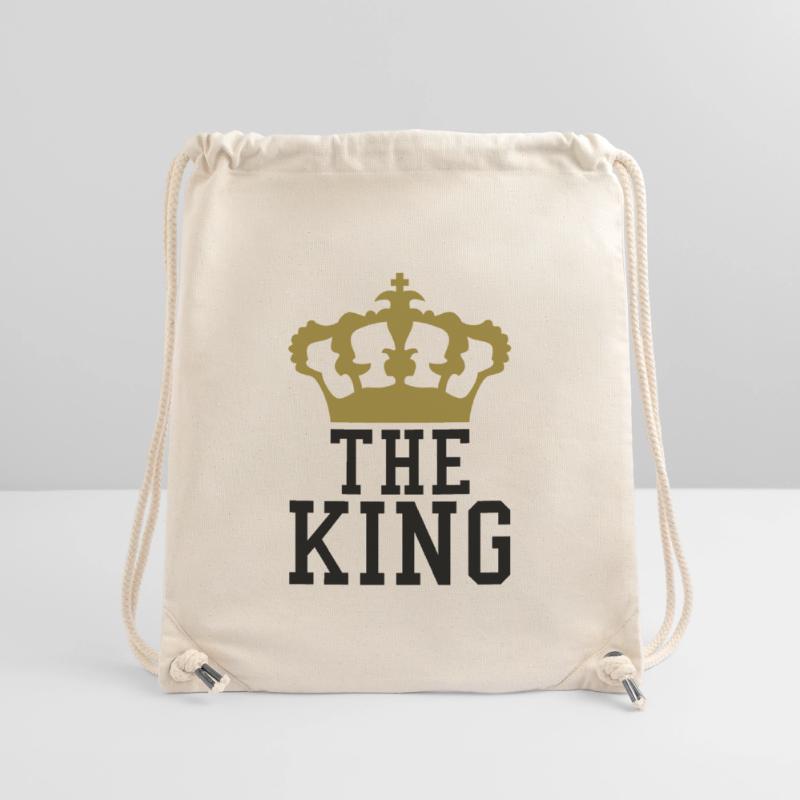 The King crown design textlogo cool Stanley/Stella Recycled Gym Bag