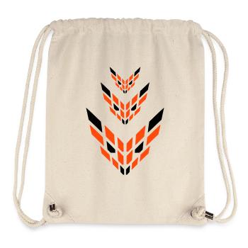 3 Foxes Abstract Logo Evil Eye Friends Team - Stanley/Stella Recycled Gym Bag - natural - Front