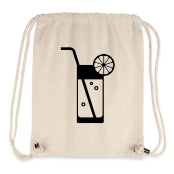 Orangensaft - Stanley/Stella recycelter Gym Bag - Naturweiß - Vorne