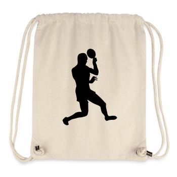 Table tennis male de - Stanley/Stella recycelter Gym Bag - Naturweiß - Vorne