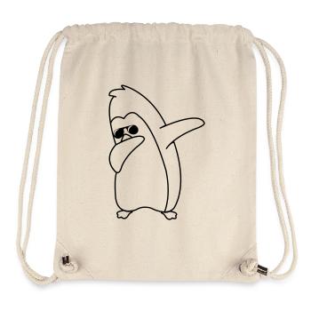 pinguin dabbing - Stanley/Stella recycelter Gym Bag - Naturweiß - Vorne