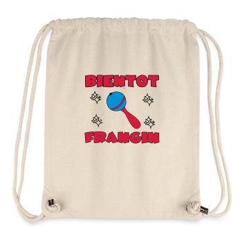 BIENTOT FRANGIN - Sac à cordon recyclé Stanley/Stella - blanc naturel - Devant