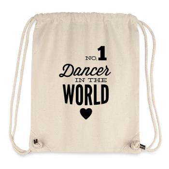 Meilleur danseur du monde - Sac à cordon recyclé Stanley/Stella - blanc naturel - Devant