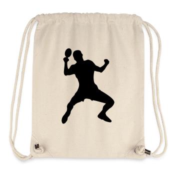 Table tennis male de - Stanley/Stella recycelter Gym Bag - Naturweiß - Vorne