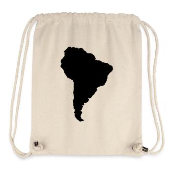 south_america_1 - Stanley/Stella Recycled Gym Bag - natural - Front