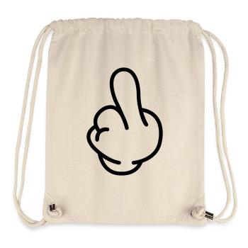 fuck_you_comic_01 - Stanley/Stella recycelter Gym Bag - Naturweiß - Vorne