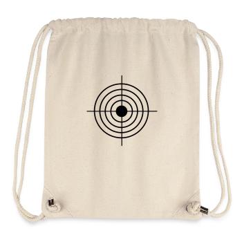 Shoot cible But - Sac à cordon recyclé Stanley/Stella - blanc naturel - Devant