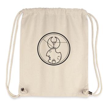 Circle symbol - Sac à cordon recyclé Stanley/Stella - blanc naturel - Devant