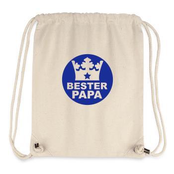 Bester Papa - Stanley/Stella recycelter Gym Bag - Naturweiß - Vorne
