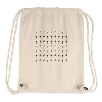Flamingo - Stanley/Stella recycelter Gym Bag - Naturweiß - Vorne