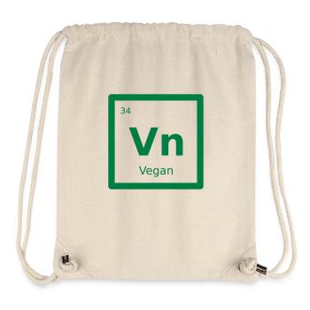 Vegan (Element) - Stanley/Stella recycelter Gym Bag - Naturweiß - Vorne