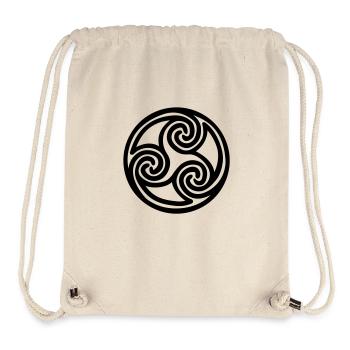 Triskele 1farbig - Stanley/Stella Recycled Gym Bag - natural - Front