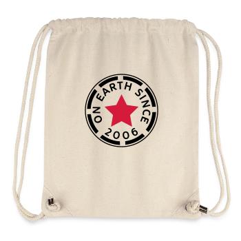 on earth since 2006 (de) - Stanley/Stella recycelter Gym Bag - Naturweiß - Vorne