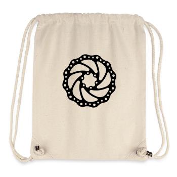 Disque de frein - Sac à cordon recyclé Stanley/Stella - blanc naturel - Devant