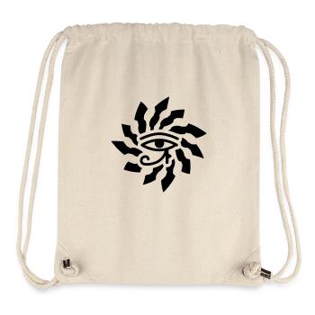 horus_auge_1___f1 - Stanley/Stella recycelter Gym Bag - Naturweiß - Vorne